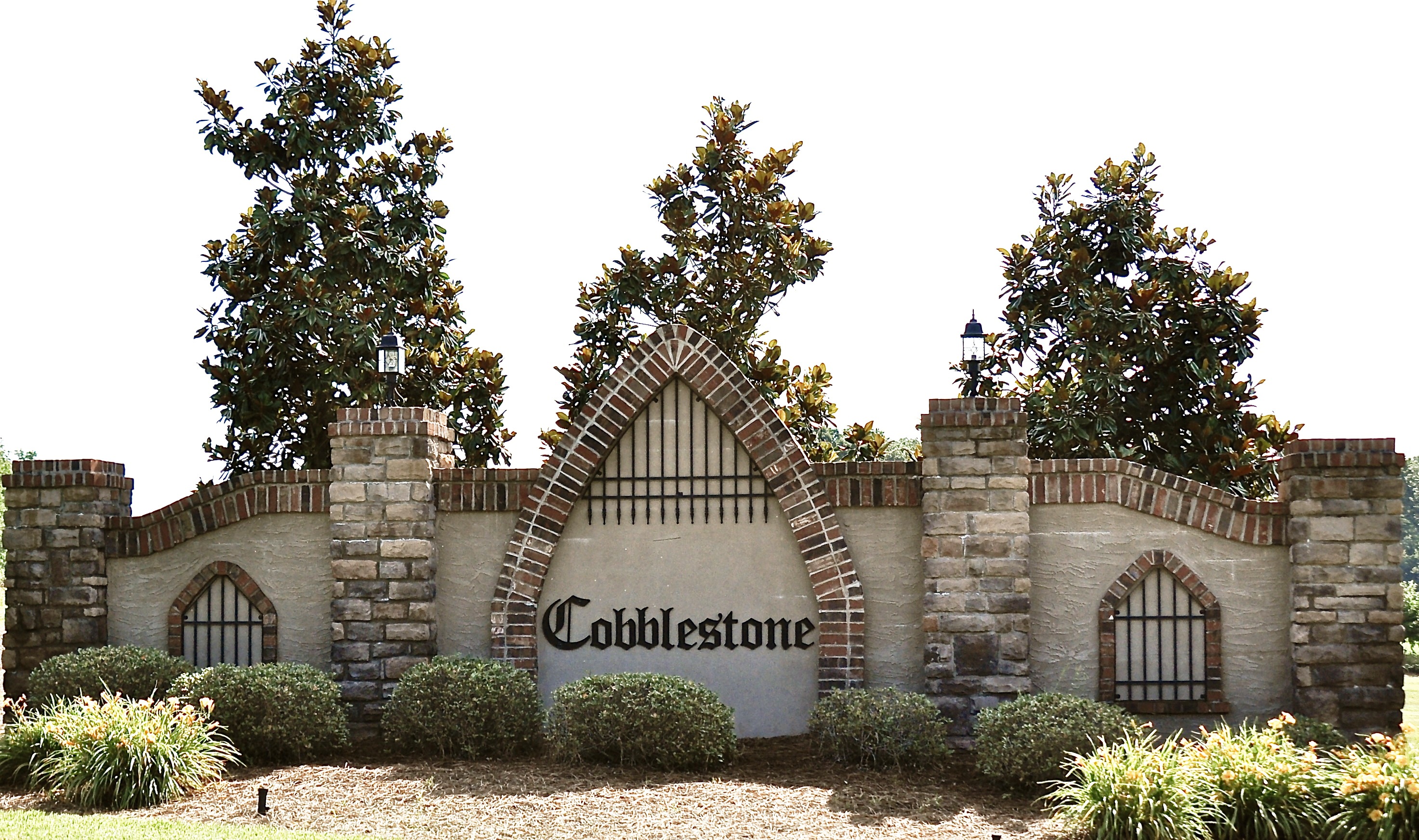 Cobblestone community near Lake Norman