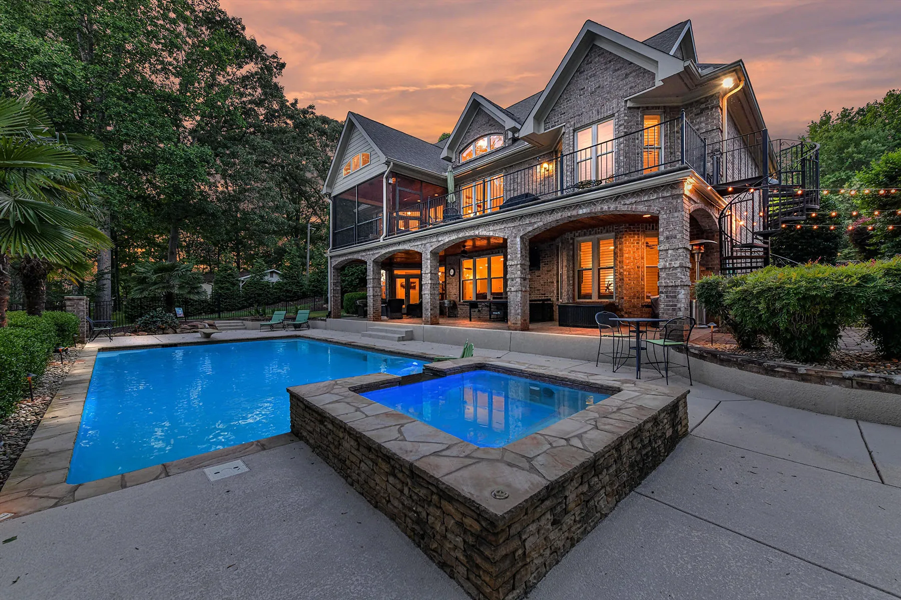Sherrills Ford shoreline and homes along Lake Norman