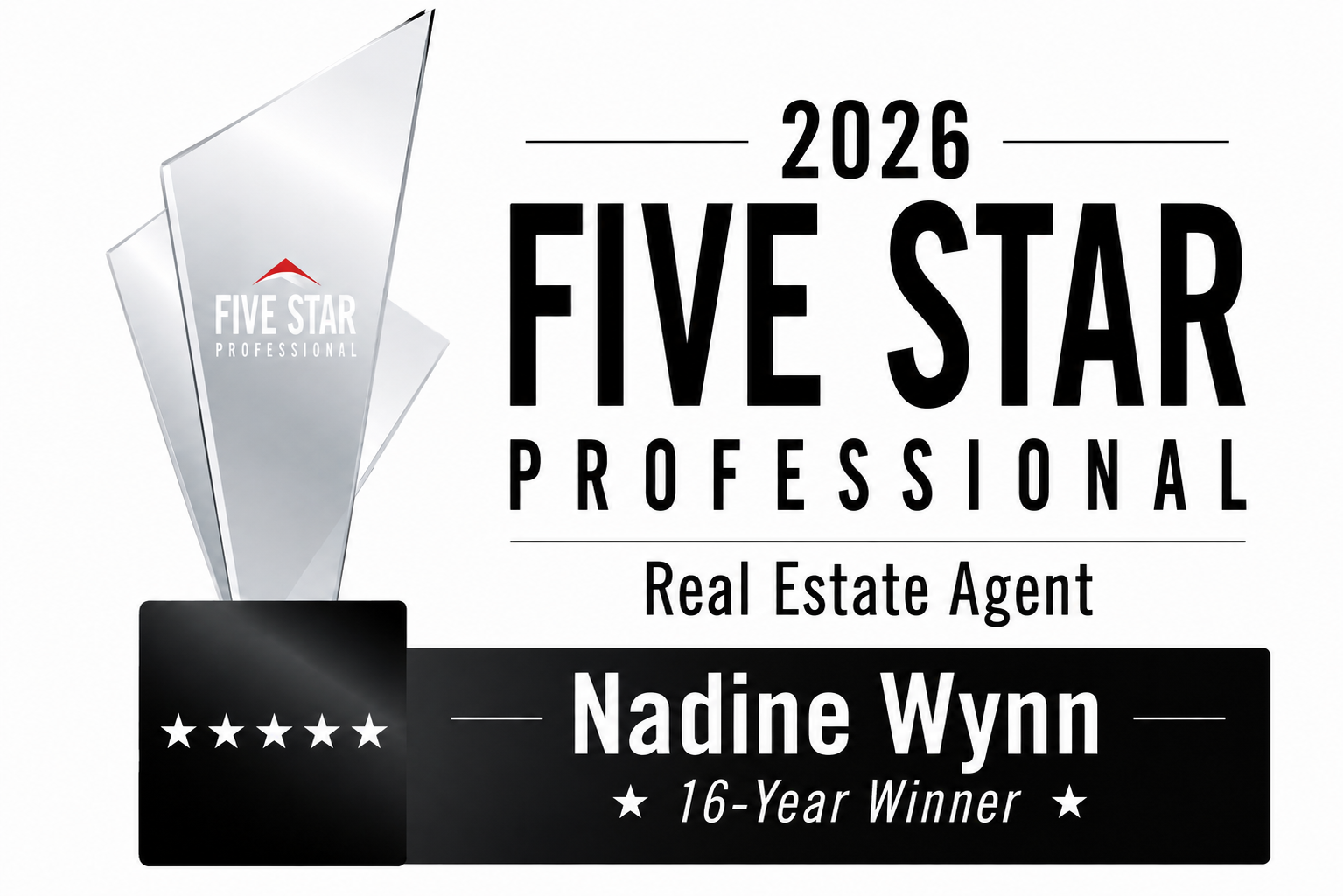 Five Star Real Estate Agent 2025 Nadine Wynn